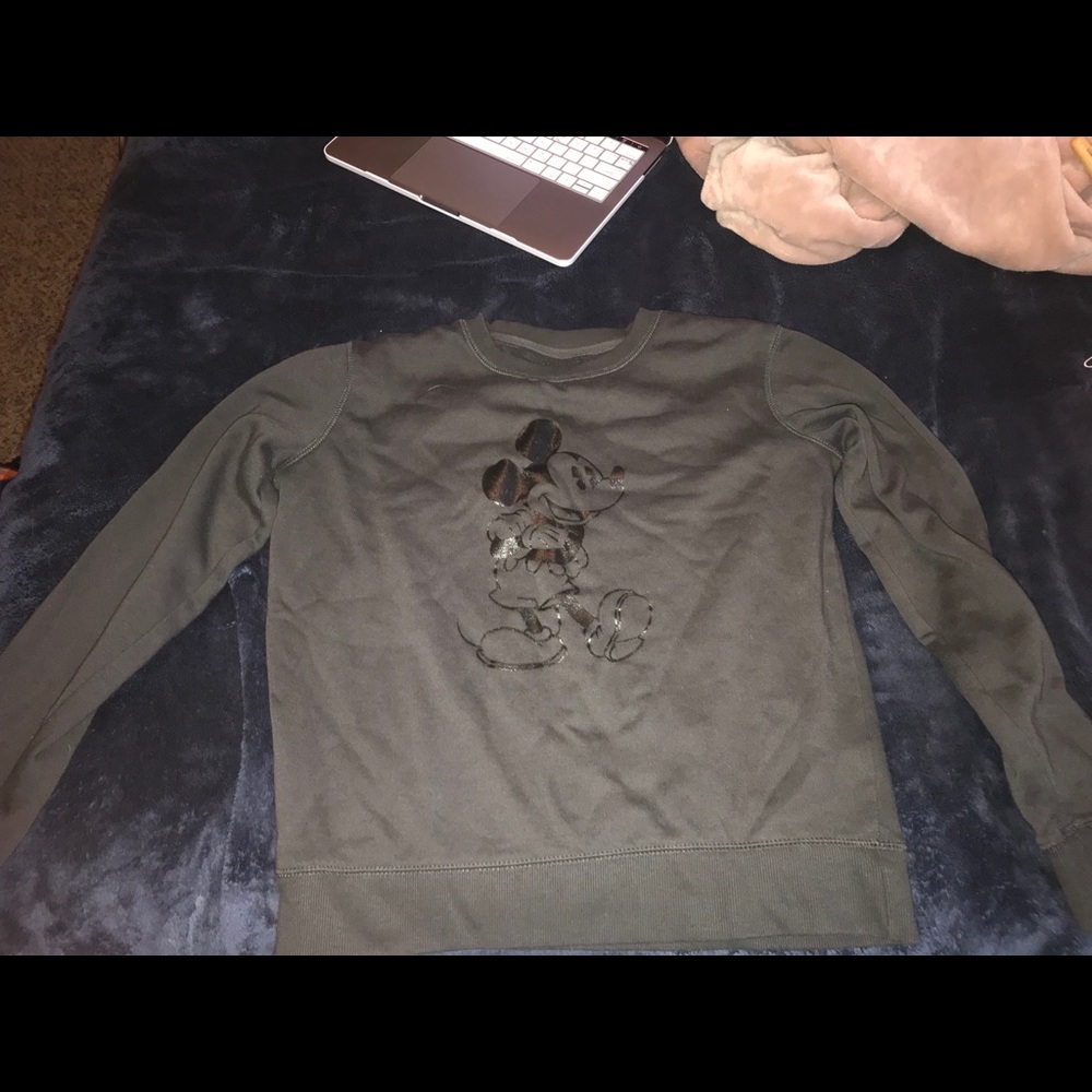 black mickey sweater